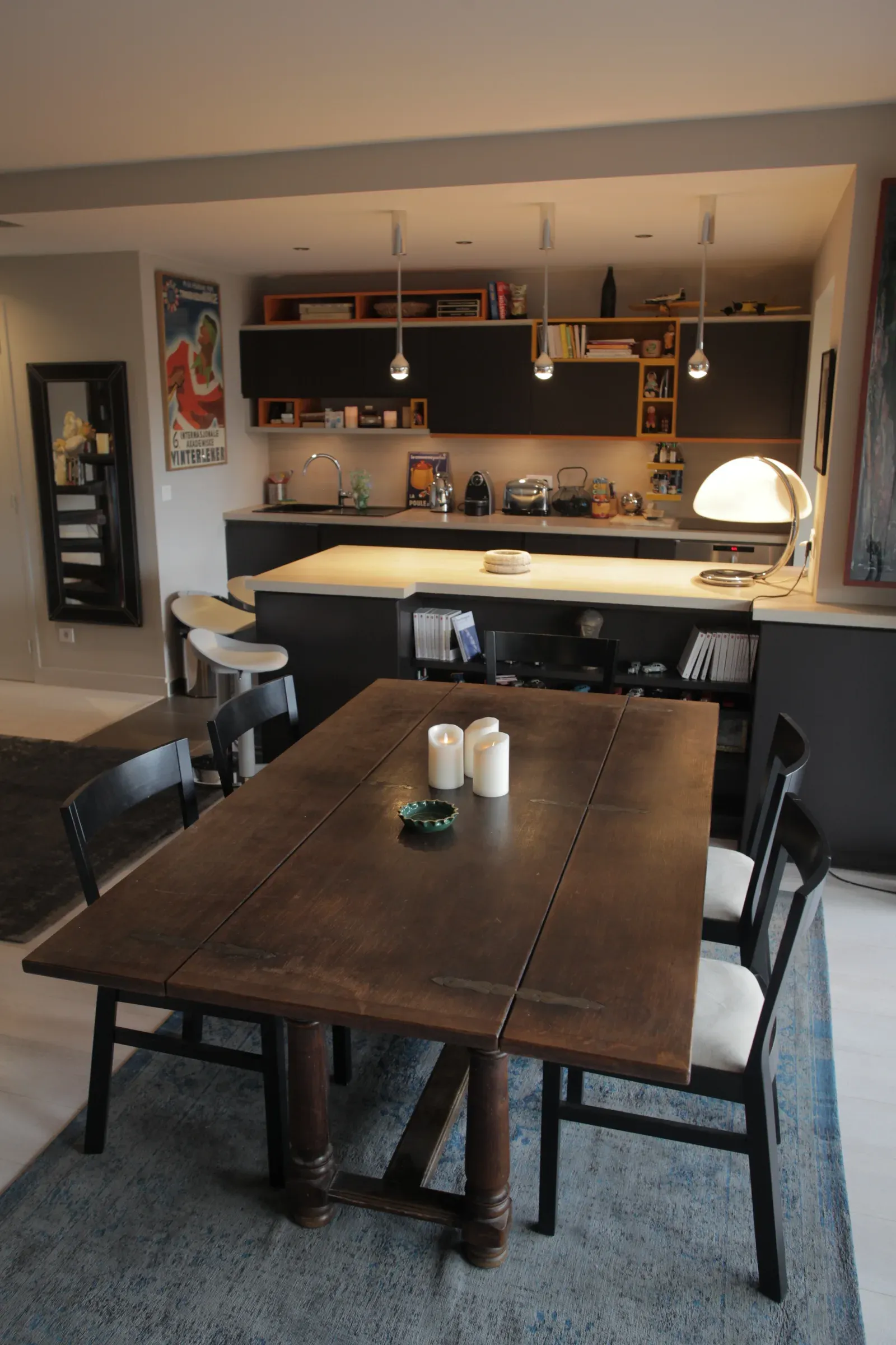 Dossier complet d'aménagement pour cet appartement de 110 m² en région parisienne — photo 2